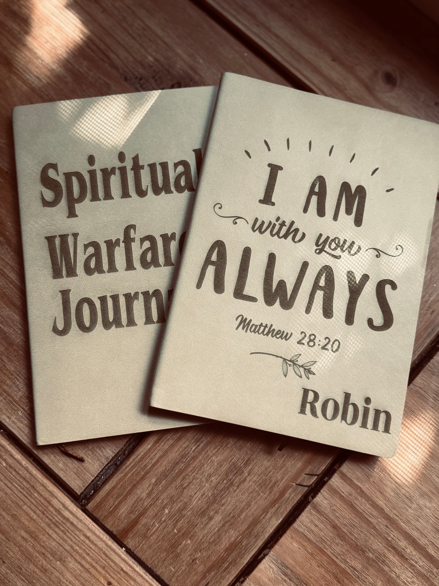 Personalized Leather Touch Journal – A5 Size (8"x5") | 128 Lined Pages