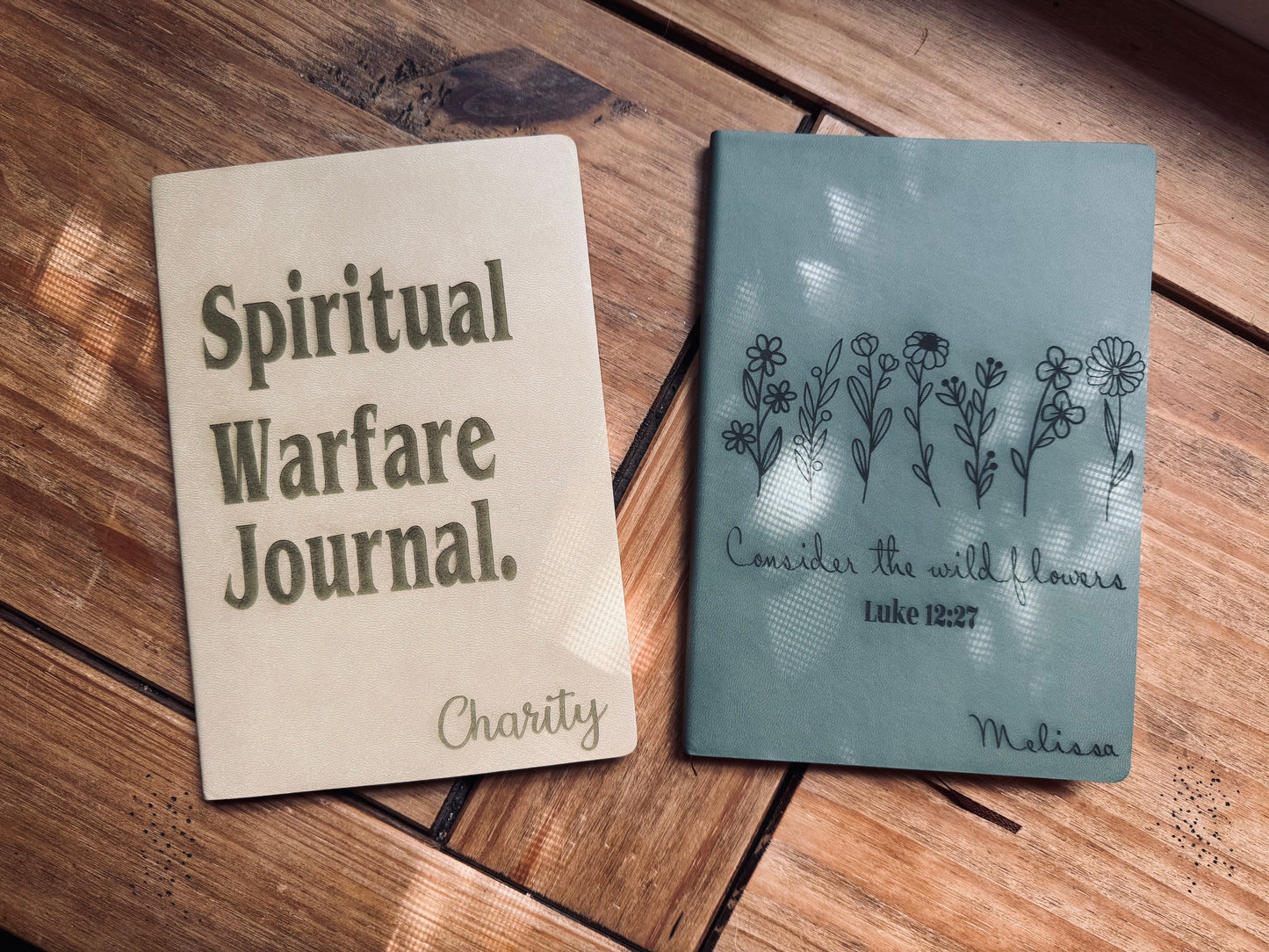 Personalized Leather Touch Journal – A5 Size (8"x5") | 128 Lined Pages