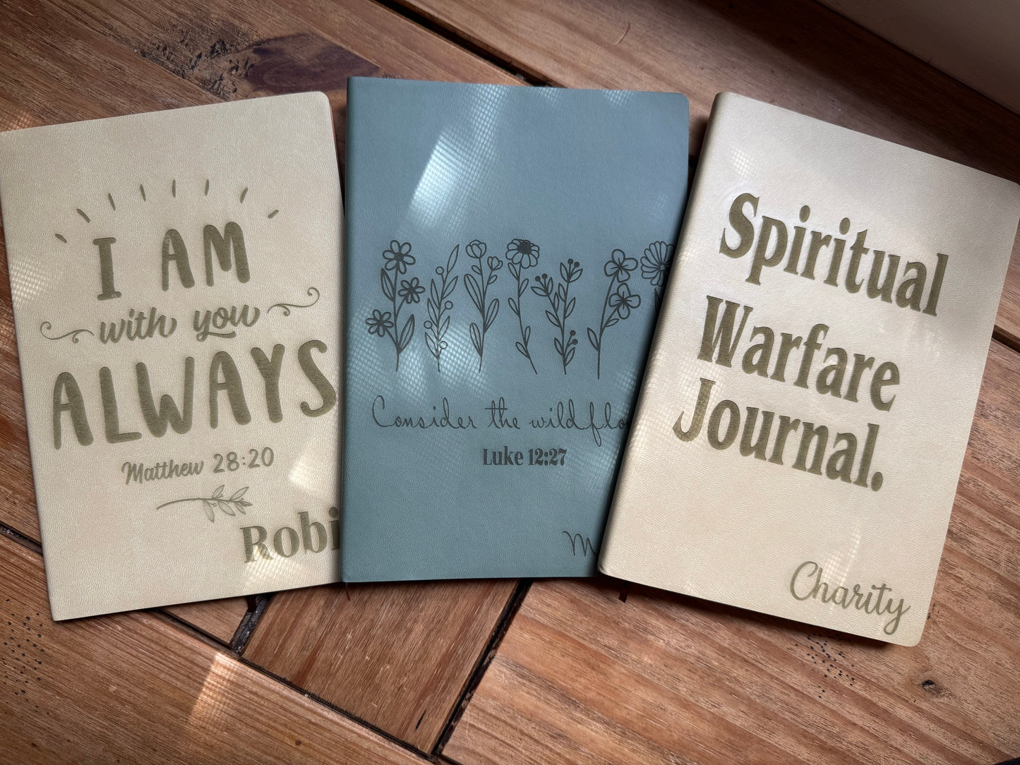 Personalized Leather Touch Journal – A5 Size (8"x5") | 128 Lined Pages