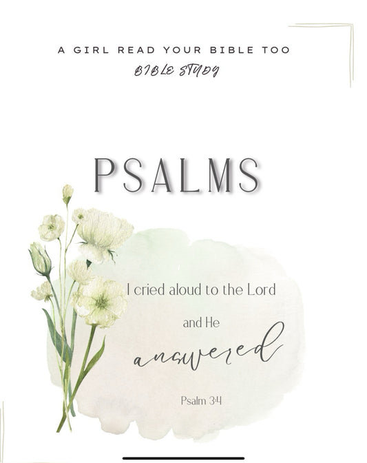 Psalms Bible Study (Chapters 1-12) New Update