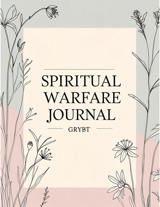 Spiritual Warfare Digital Journal | Scripture-Based Bible Study & Journaling Tool